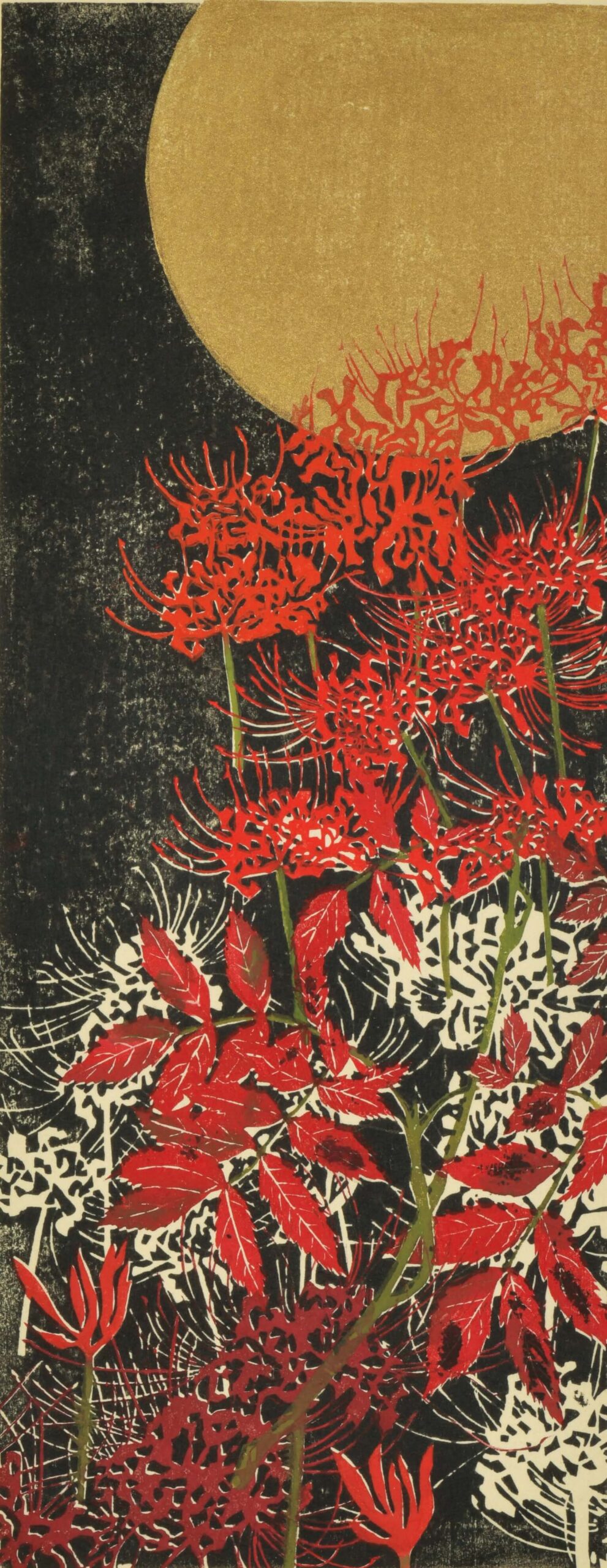 版画屏風【原和 雄作品】新槐樹社会員・日本板画院 屏風版画 木喰木彫【原 和雄作品】新槐樹社会員・日本版画院
